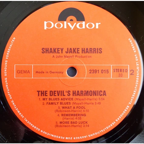 Shakey Jake - The Devil's Harmonica