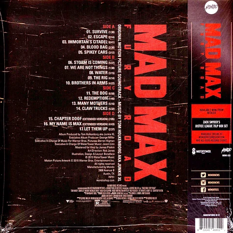 Junkie XL - OST Mad Max: Fury Road