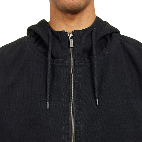Dickies - Duck Canvas Hooded Unlined Jacket (Stone Washed Black) | HHV