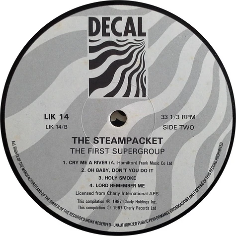 The Steampacket - The First Supergroup
