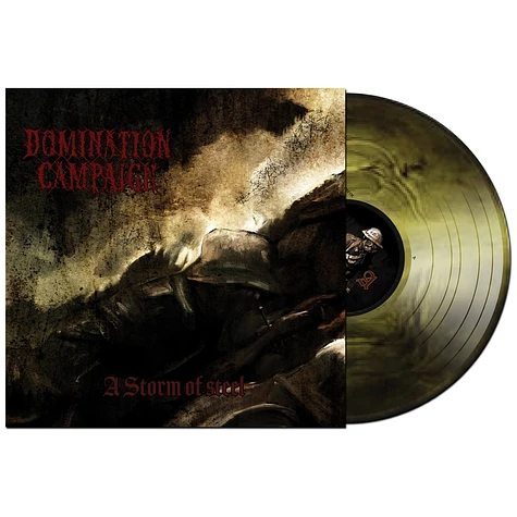 Domination Campaign - A Storm Of Steel Galaxy Yellow Black Vinyl Edition