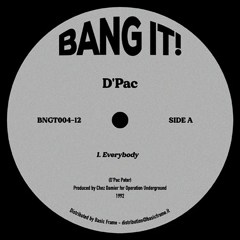 D'Pac / Everybody (2023 Reissue) D'Pac / Everybody (2023 Reissue)