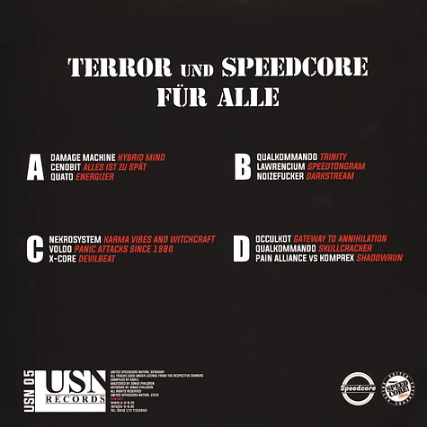 V.A. - Terror Und Speedcore Für Alle