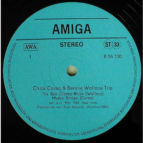 Chick Corea & Bennie Wallace Trio - Chick Corea & Bennie Wallace Trio