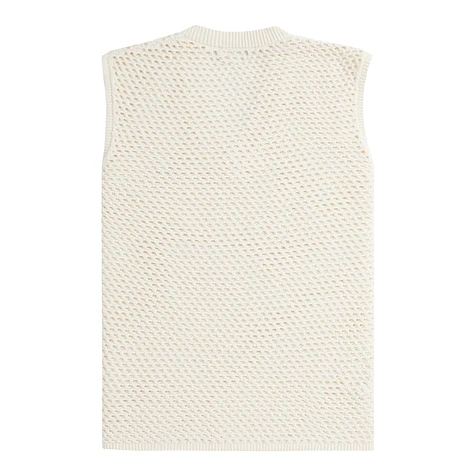 Fred Perry - Lace V Neck Sleeveless Jumper