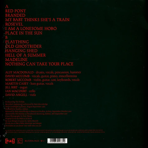 The Triffids - Treeless Plain 40th Anniversary White Vinyl Edition