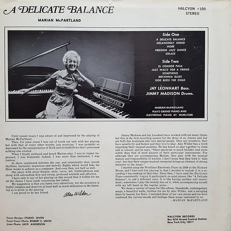 Marian McPartland - A Delicate Balance