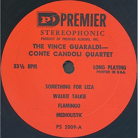 The Vince Guaraldi - Conte Candoli Quartet - The Vince Guaraldi - Conte Candoli Quartet