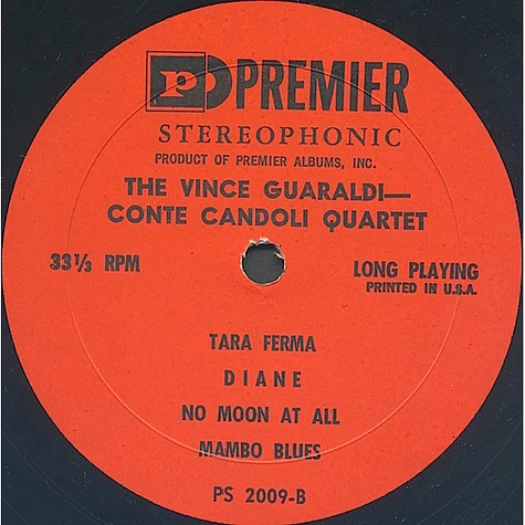 The Vince Guaraldi - Conte Candoli Quartet - The Vince Guaraldi - Conte Candoli Quartet