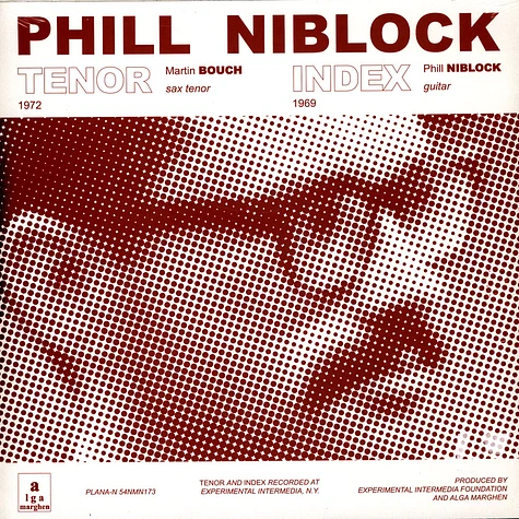 Phill Niblock - Boston Iii / Tenor / Index