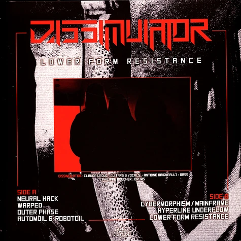Dissimulator - Lower Form Resistance Blood Red / Silver Merge Vinyl Edition