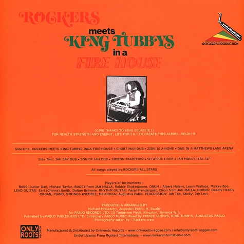 Augustus Pablo - Rockers Meets King Tubbys In A Fire House (Yard Music)