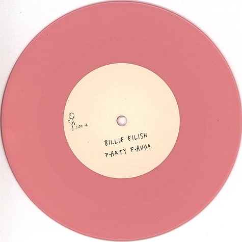 Bilie Eilish - Party Favor / Hotline Bling Limited Pink 7'' Vinyl Edition