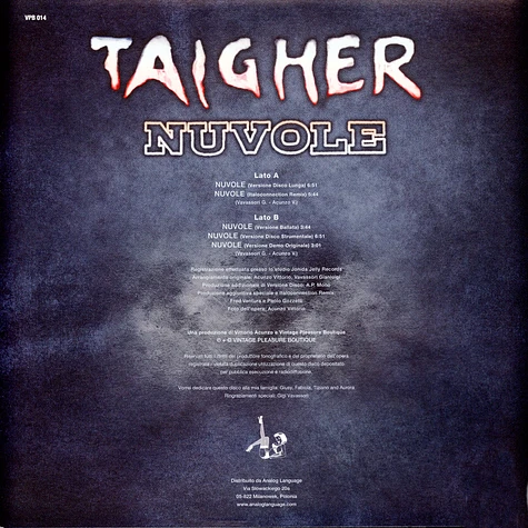 Taigher - Nuvole EP