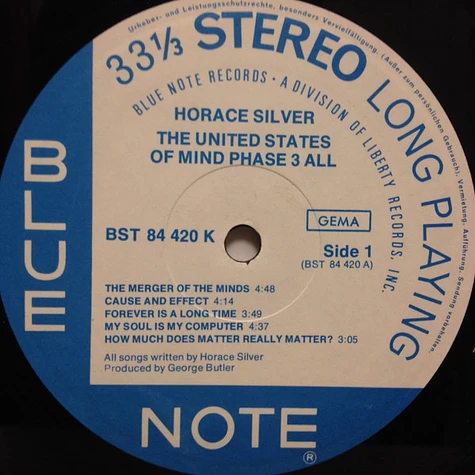 The Horace Silver Quintet / The Horace Silver Sextet - All (The United States Of Mind / Phase 3)