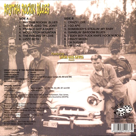 Crazy Cavan N' The Rhythm Rockers - Rhythm Rockin Blues White Vinyl Edition