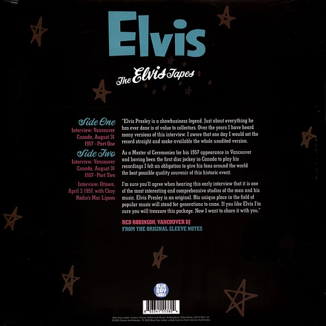 Elvis Presley - The Elvis Tapes Clear Vinyl Edition
