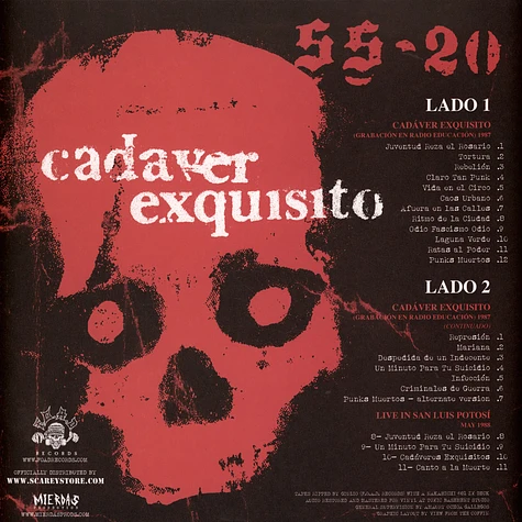 SS-20 - Cadaver Exquisito Color-In-Color Vinyl Edition