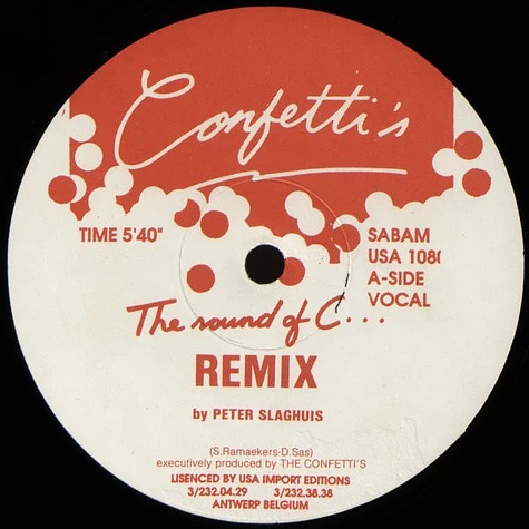 Confetti's - The Sound Of C... (Remix By Peter Slaghuis)