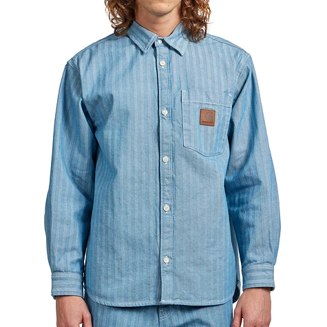 Carhartt WIP - Menard Shirt Jac "Monsey" Herringbone Denim, 11.4 oz