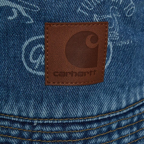 Carhartt WIP - Stamp Bucket Hat "Maitland" Stamp Denim, 13.5 o