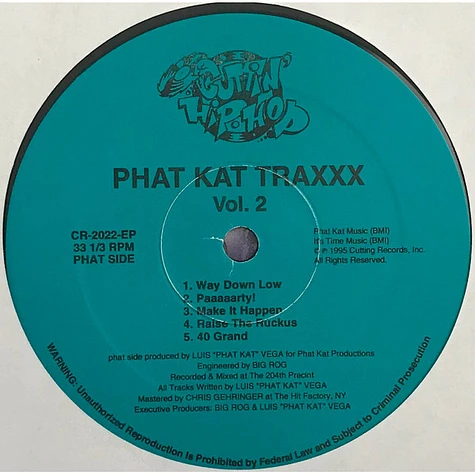Luis Vega - Phat Kat Traxxx Volume 2