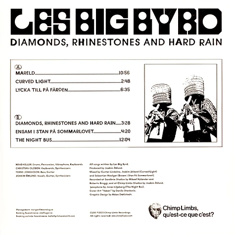 Les Big Byrd - Diamonds, Rhinestones And Hard Rain Red Vinyl Edition