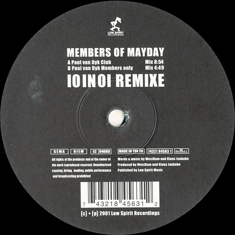 Members Of Mayday - 10 In 01 (Remixe)