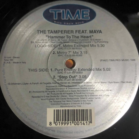 The Tamperer Feat. Maya - Hammer To The Heart