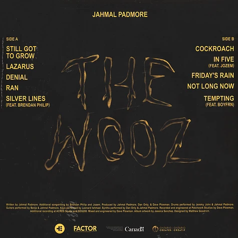 Jahmal Padmore - The Whooz White Vinyl Edition