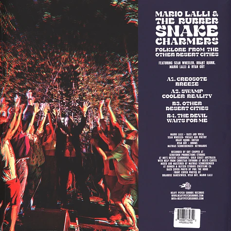 Ario Lalli & The Rubber Snake Charmers - Folklore From Other Desert Cities Tri Colored Vinyl Edition