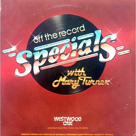 Mary Turner / George Thorogood - Off The Record Specials With Mary Turner