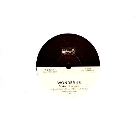 Wonder 45 - Make It Happen / Cry
