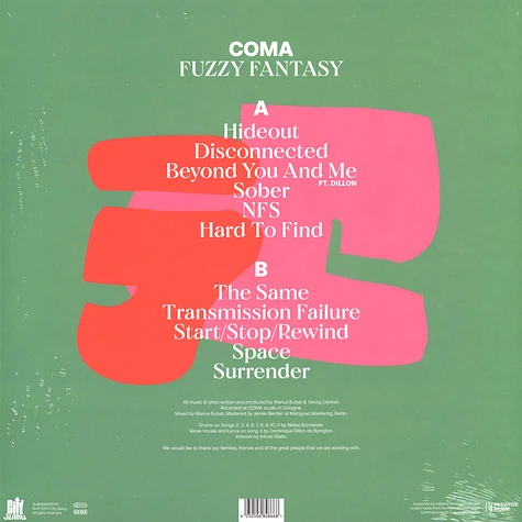 Coma - Fuzzy Fantasy Cream White Vinyl Edition