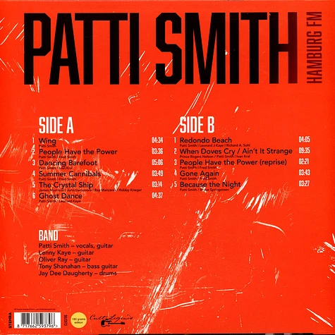 Patti Smith - Hamburg Fm