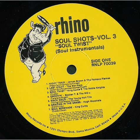 V.A. - Soul Shots - Vol. 3 "Soul Twist" (Soul Instrumentals)