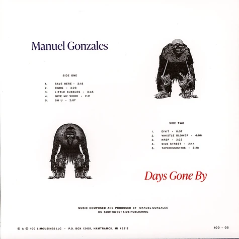 Manuel Gonzales (Mgun) - Days Gone By