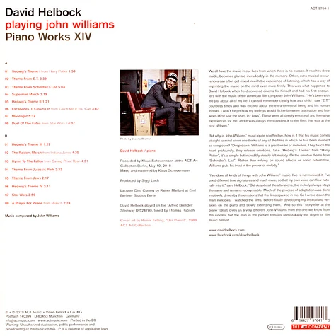 David Helbock - Playing John Williams