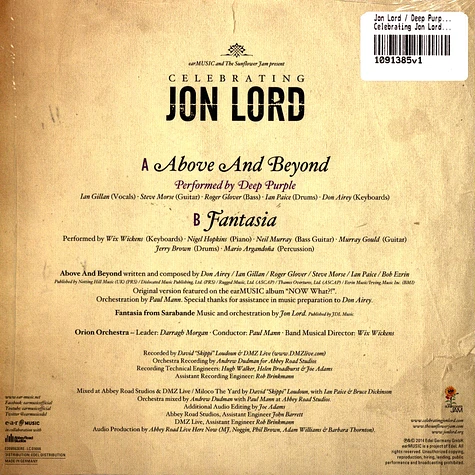 Jon Lord / Deep Purple & Friends - Celebrating Jon Lord-Above And Beyond