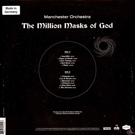 Manchester Orchestra - The Million Masks Of God Chrystal Clear Vinyl Edition