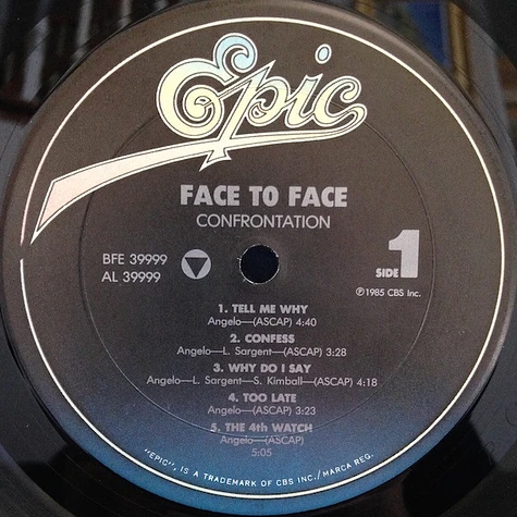 Face To Face - Confrontation
