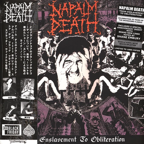 Napalm Death - From Enslavement To Obliteration Record Store Day 2024 Edition