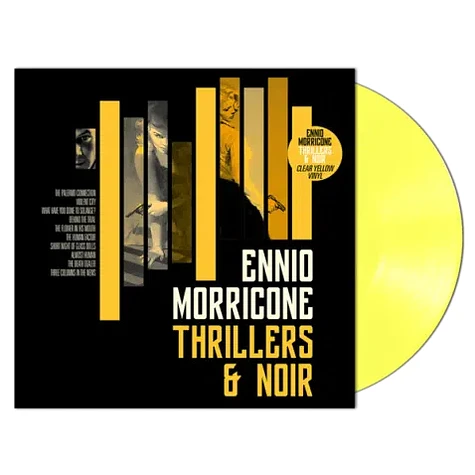 Ennio Morricone - Thrillers & Noir Clear Yellow Vinyl Ediiton