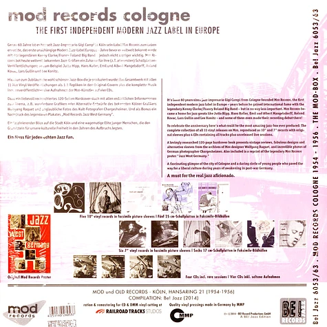 V.A. - Mod Records Cologne-Jazz In West Germany 1954-56