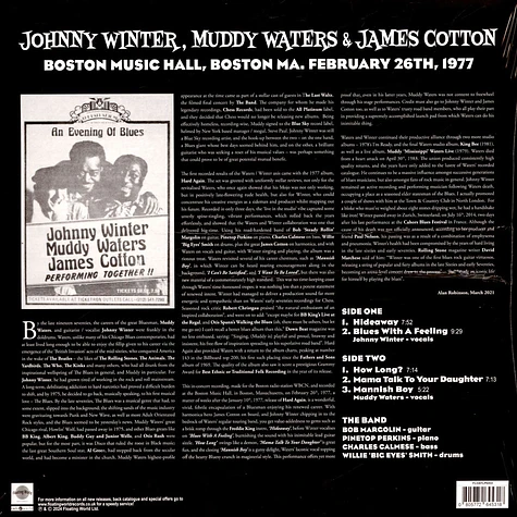 Johnny Winter, Muddy Waters And James Cotton - Live In Boston '77 (Best Of Vol.1)