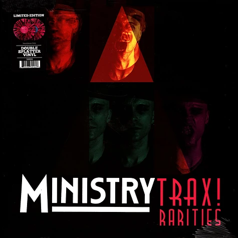 Ministry - Trax! Rarities Magenta Black White Splatter Vinyl Edition