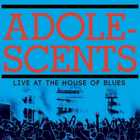 Adolescents - Live At The House Of Blues Red Blue Split Vinyl Edition
