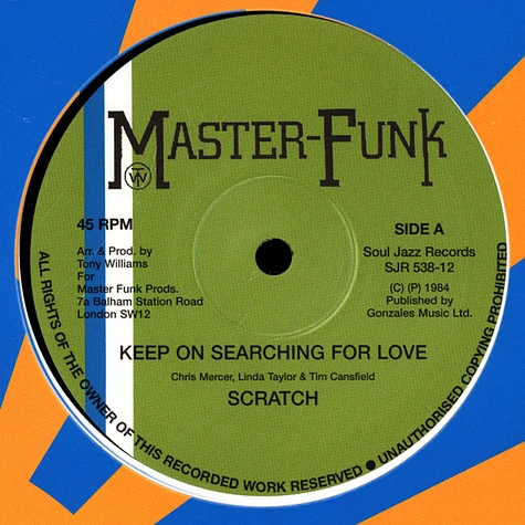 Scratch - Keep On Searching For Love Remstered Ediiton