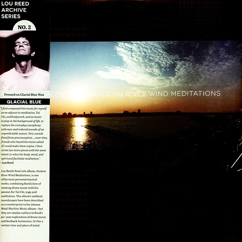 Lou Reed - Hudson River Wind Meditations Glacial Blue Vinyl Edition