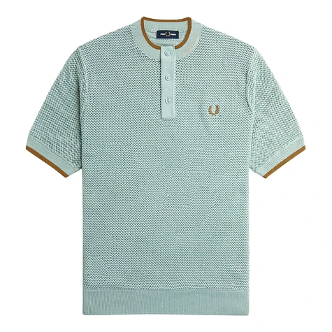 Fred Perry - Open Knit Henley Shirt